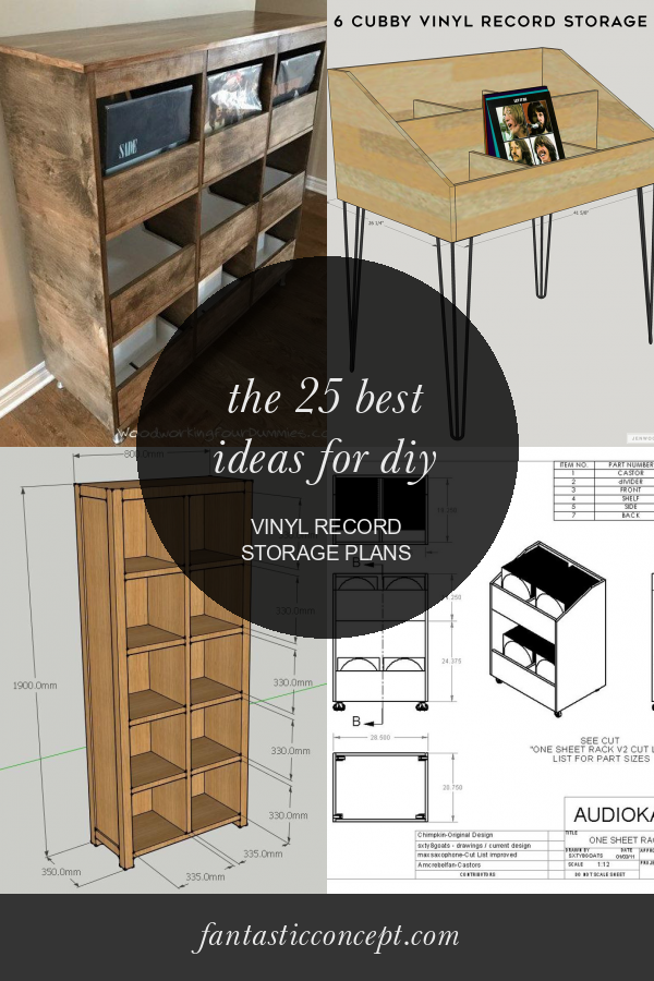 The 25 Best Ideas for Diy Vinyl Record Storage Plans Home, Family